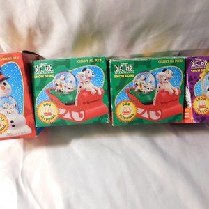Walt Disney 101 Dalmatians Snow Globes McDonald's 1996